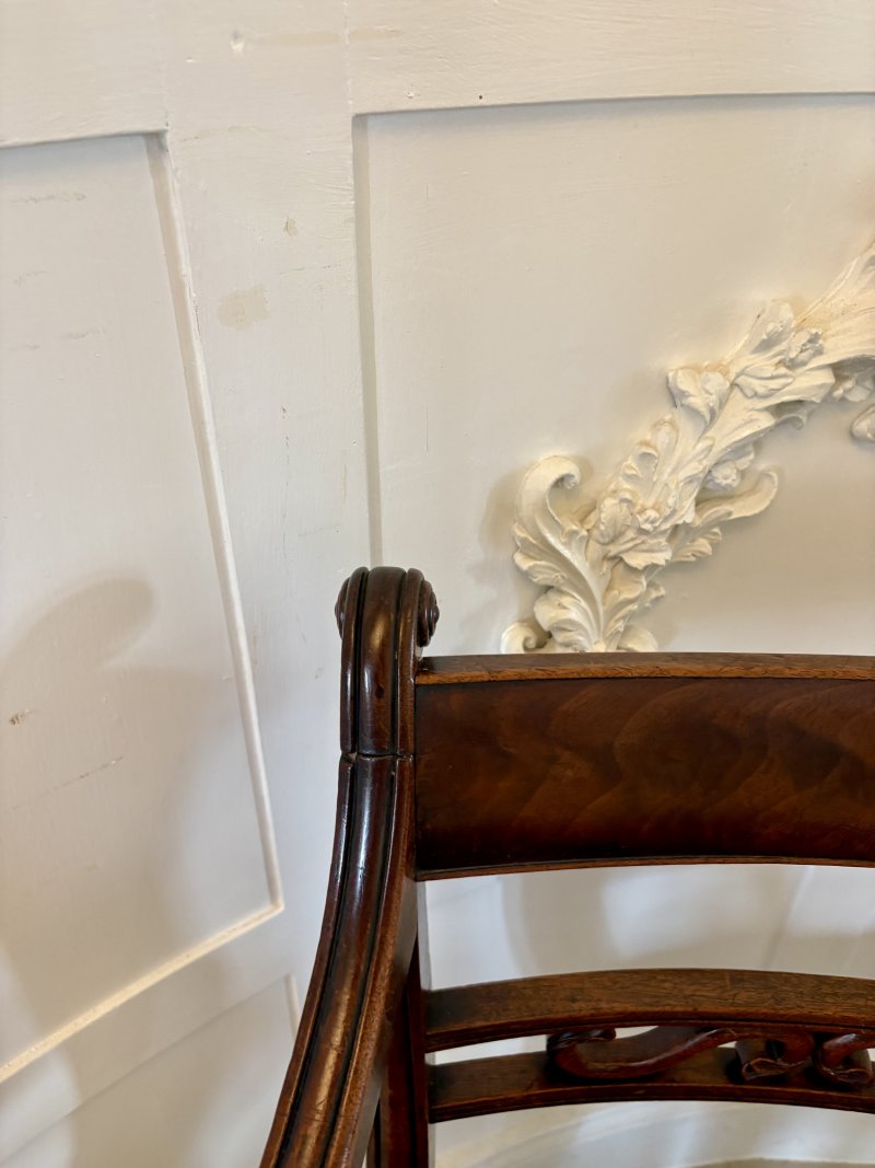 Pair of Antique George III Quality Mahogany Desk Chairs - Image 6